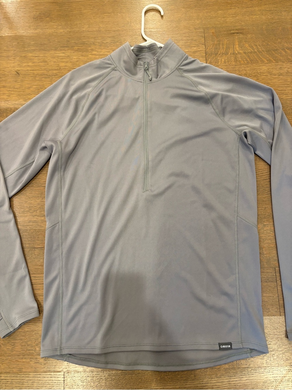 Orvis Gray Men’s Long-Sleeve Quarter-Zip